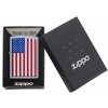 Zippo s motivem Americké vlajky z řady Street chrome