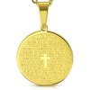 Přívěsek medailonek zlatý chirurgická ocel PCR793
