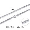 Řetízek Cuban Link chirurgická ocel NC189S