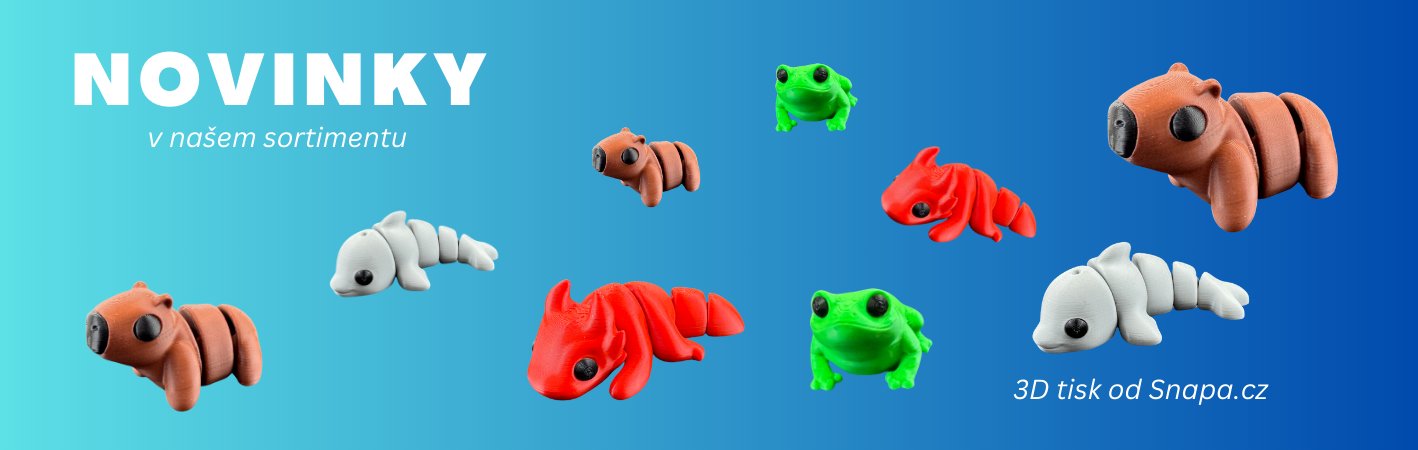 Novinky na eshopu - 3d tisk