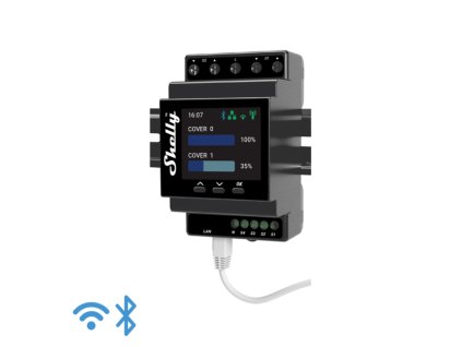 SHELLY PRO Dual Cover PM Rollladenmodul für DIN-Schiene mit Leistungsmessung