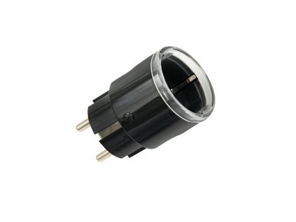 SHELLY Plug S MTR Gen3 Black Intelligente Steckdose, Schwarz