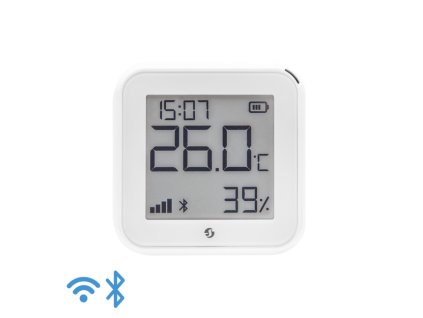 SHELLY H&T Gen 3 Temperatur- und Feuchtigkeitssensor, Mattweiß