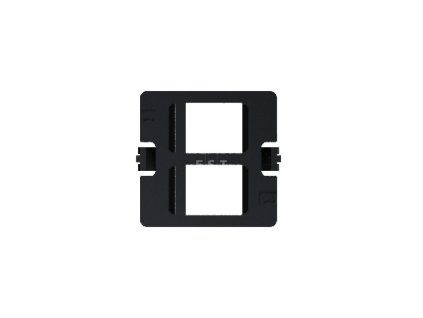 ASA 57001100052 Modularpanel VERSAPRO, für 2 Keystones, Schwarz