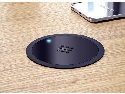 ASA 06009Y00001 VERSACHARGER Kabelloses Ladegerät, Schwarz/Schwarz