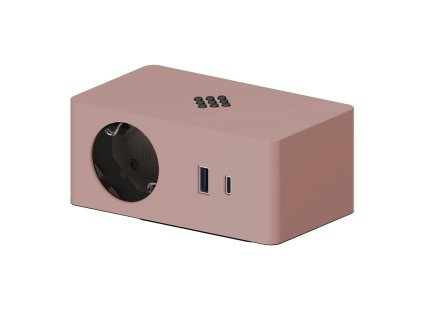 versaq 1 presa schuko rosa wireless usb tipo a usb tipo c