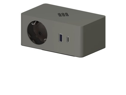 versaq 1 presa schuko grigio wireless usb tipo a usb tipo c