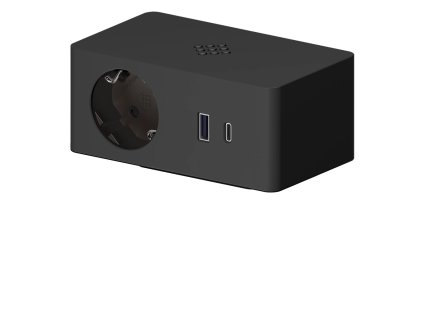 versaq 1 presa schuko nero wireless usb tipo a usb tipo c
