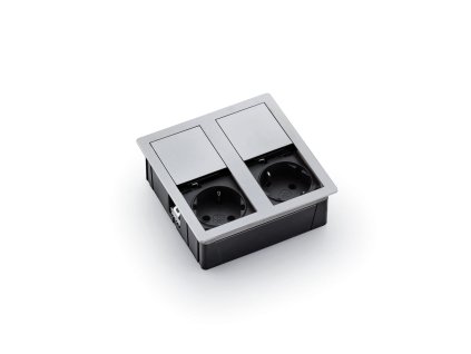 Versahit dual 2 prese schuko inox copia