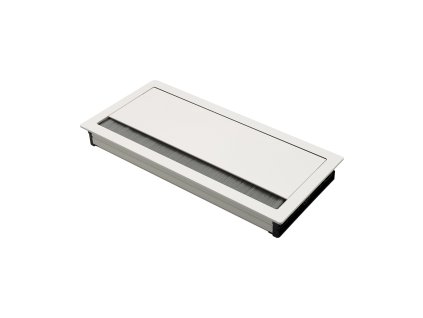 ASA 04001800002 EXIT MONO 3.0 Kabeldurchführung mit Klappe, einseitig, Länge 263 mm, weiß