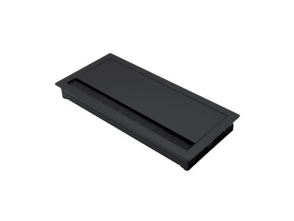 ASA 04001800003 EXIT MONO 3.0 Kabeldurchführung mit Klappe, einseitig, Länge 263 mm, schwarz