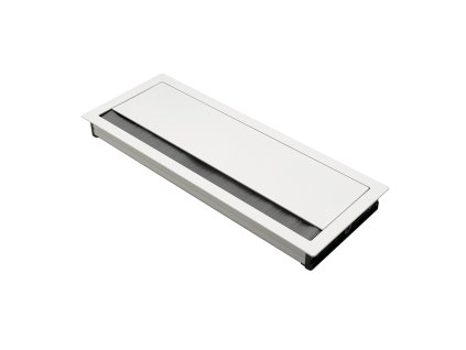 ASA 04001800005 EXIT MONO 3.0 Kabeldurchführung mit Klappe, einseitig, Länge 316 mm, weiß