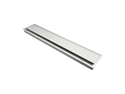 ASA 04002200001 EXIT EDGE Kabeldurchführung mit Klappe, Länge 600 mm, Höhe 25 mm, eloxiertes Aluminium
