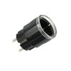 SHELLY Plug S MTR Gen3 Black Intelligente Steckdose, Schwarz