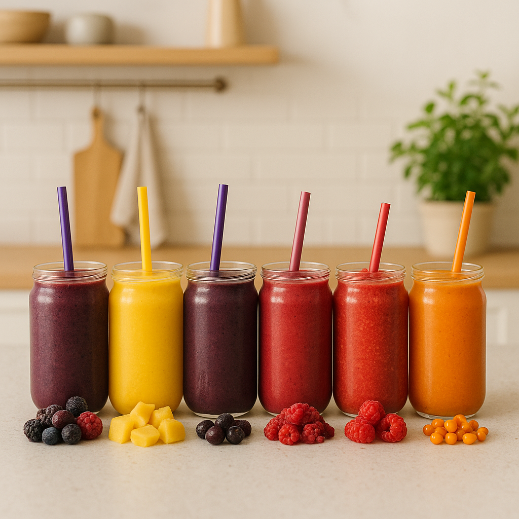 🍹 5 osvěžujících smoothie z mraženého ovoce