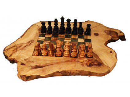 dřevěné šachy 25cm