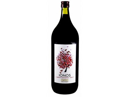 Červené suché víno Ionos 2L