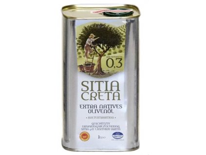 Extra panenský olivový olej Sitia Creta P.D.O. 0,3% 1L