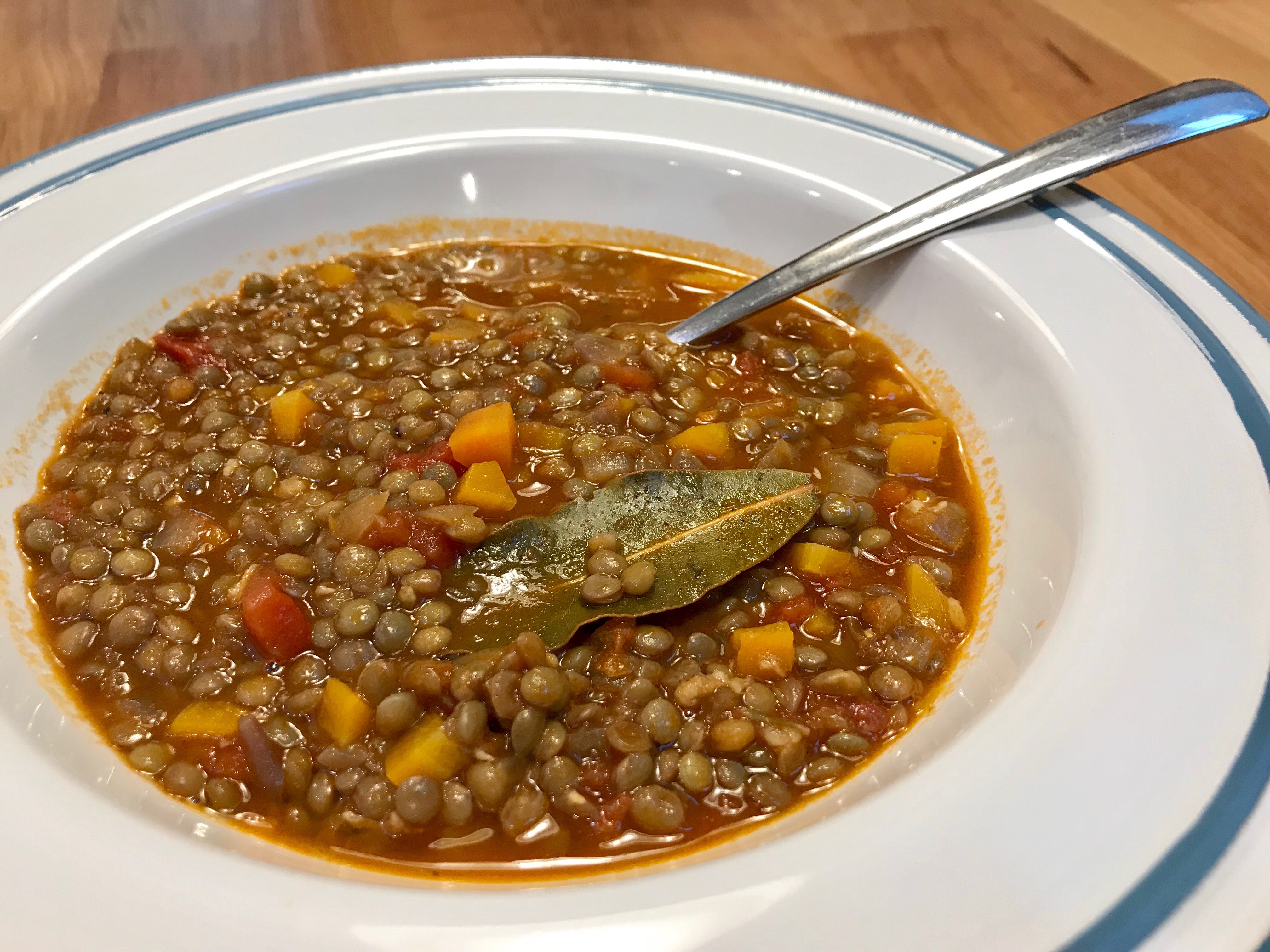 Čočková polévka - soupa fakes