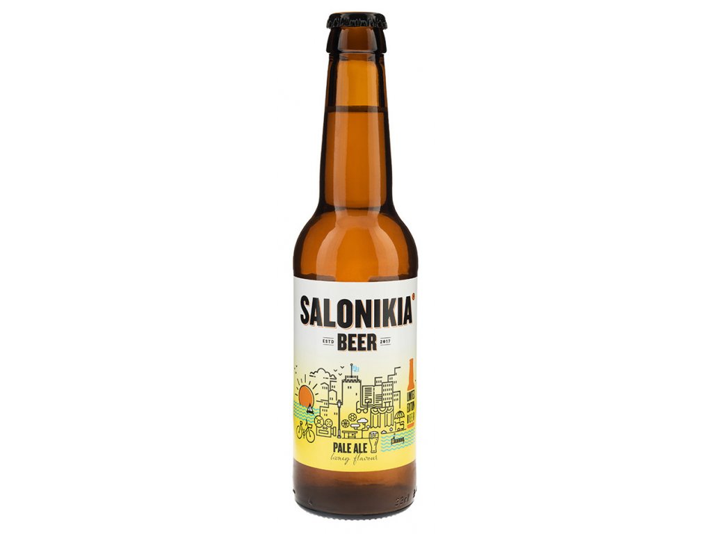 Salonika Pale Ale recke svetle pivo 330ml GreekMarket