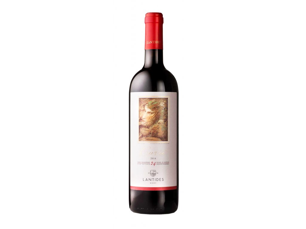 Červené suché víno CUVEE Cabernet Sauvignon & Merlot & Agiorgitiko 2017  LANTIDES 750 ml - Greek market - to nejlepší z Řecka