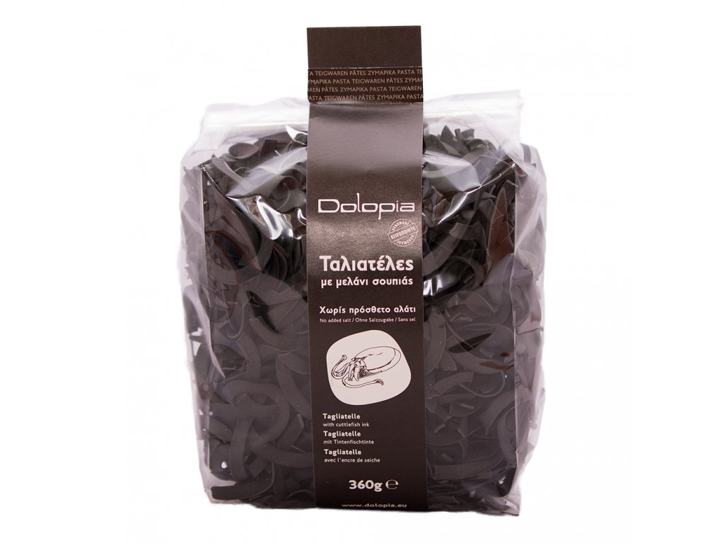 Dolopia tagliatelle s inkoustem ze sepie Greek Market