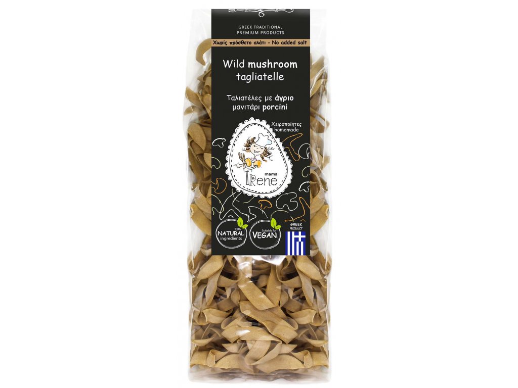 Mama Eirine tagliatelle s hribky a lanyzovym olejem Greekmarket
