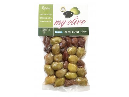 My olive mix zelenych a kalamon oliv 150g GreekMarket