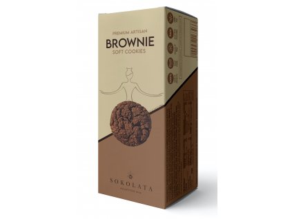 Sokolata Agapitos Cokoladove susenky BROWNIE 160g GreekMarket