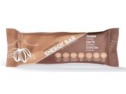 Sokolata Agapitos energeticka tycinka s tahini a kakaem Greekmarket