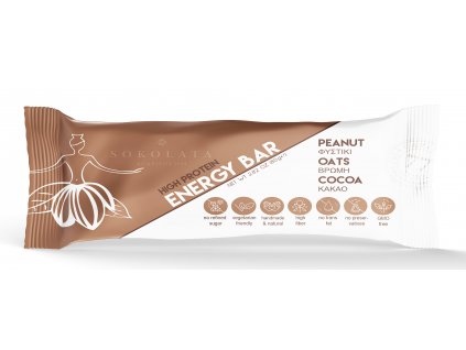 Sokolata Agapitos energeticka tycinka s burskymi orisky a kakaem Greekmarket