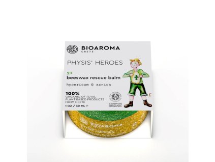 PHYSIS' HEROES BIO dětská mast se včelím voskem, třezalkou a arnikou 30ml BioAroma