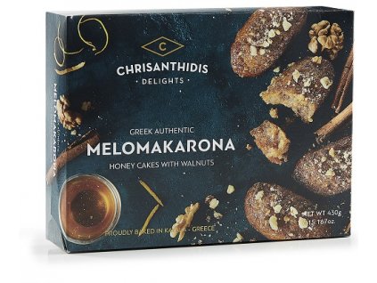 Melomakarona dezert z medu a vlasskych orechu GreekMarket