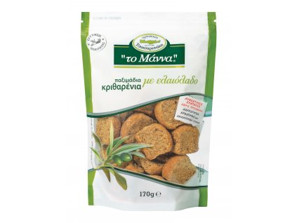 Kretske celozrnne mini suchary z jecmenne mouky 170g GreekMarket