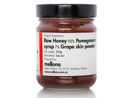 Mellona BIO pomazánka z raw med s granatovym jablkem a Acai Greek Market