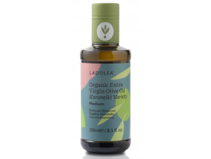 Ladolea BIO extra panensky olivovy olej (Koroneiki) ve skle 250ml GreekMarket