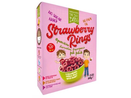 Medove cerealni krouzky s jahodami GreekMarket