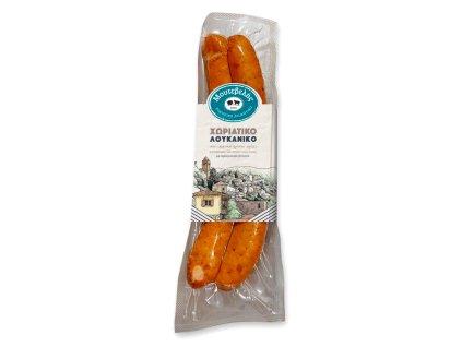 Moutevelis vesnicke klobasky uzene na bukovém dreve GreekMarket