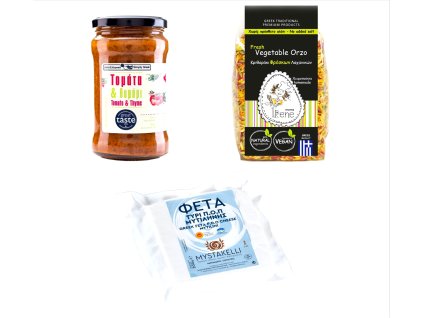 Varime s Mama Irine kritharaki s omackou a fetou GreekMarket