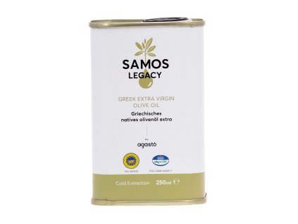 Extra panenský olivový olej SAMOS LEGACY PGI 250ml z farmy AGASTO