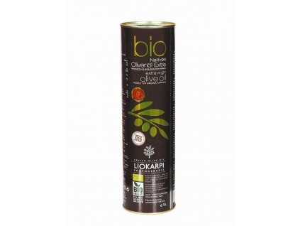 Liokarpi BIO 1lt EVOO plech Greek Market