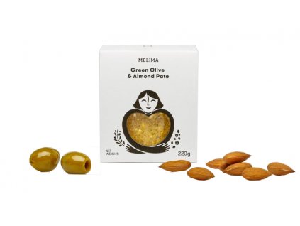 Pomazánka ze zelených oliv s mandlemi 220gr MELIMA