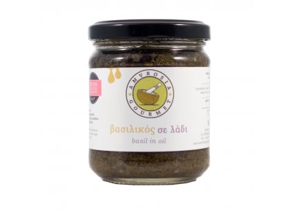 Bazalkové pesto v oleji 100g Amvrosia Gourmet