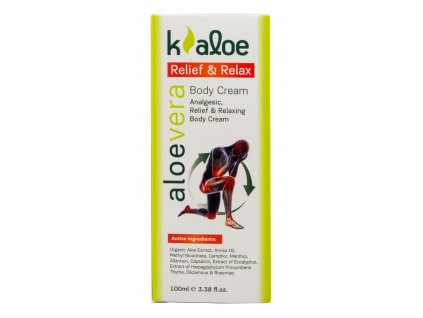 Kaloe telove mleko Relief & Relax s vytazkem z BIO Aloe vera 100ml Greek Market
