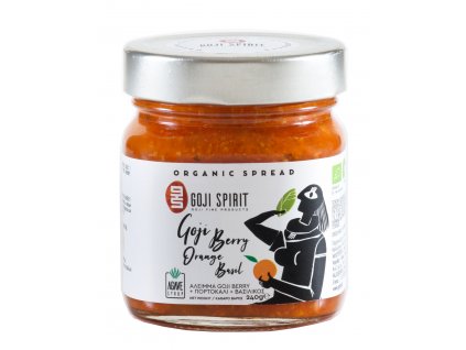 BIO pomazanka s goji berry, pomerancem a bazalkou Goji Spirit Greek Market