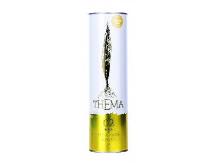 Thema 02 extra panensky olivovy olej 1l v plechovce Greek market