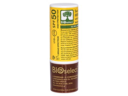 BIOselect balzam na rty na slunce SPF 50 GreekMarket