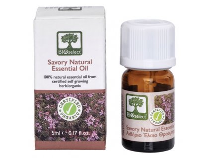BIOselect prirodni BIO esencialni olej ze saturejky horske GreekMarket