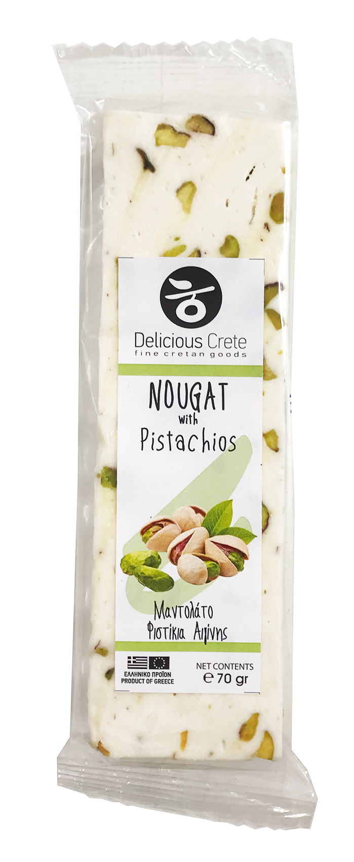 Nougat tyčinka s pistáciemi 70g PREMIUM CRETE