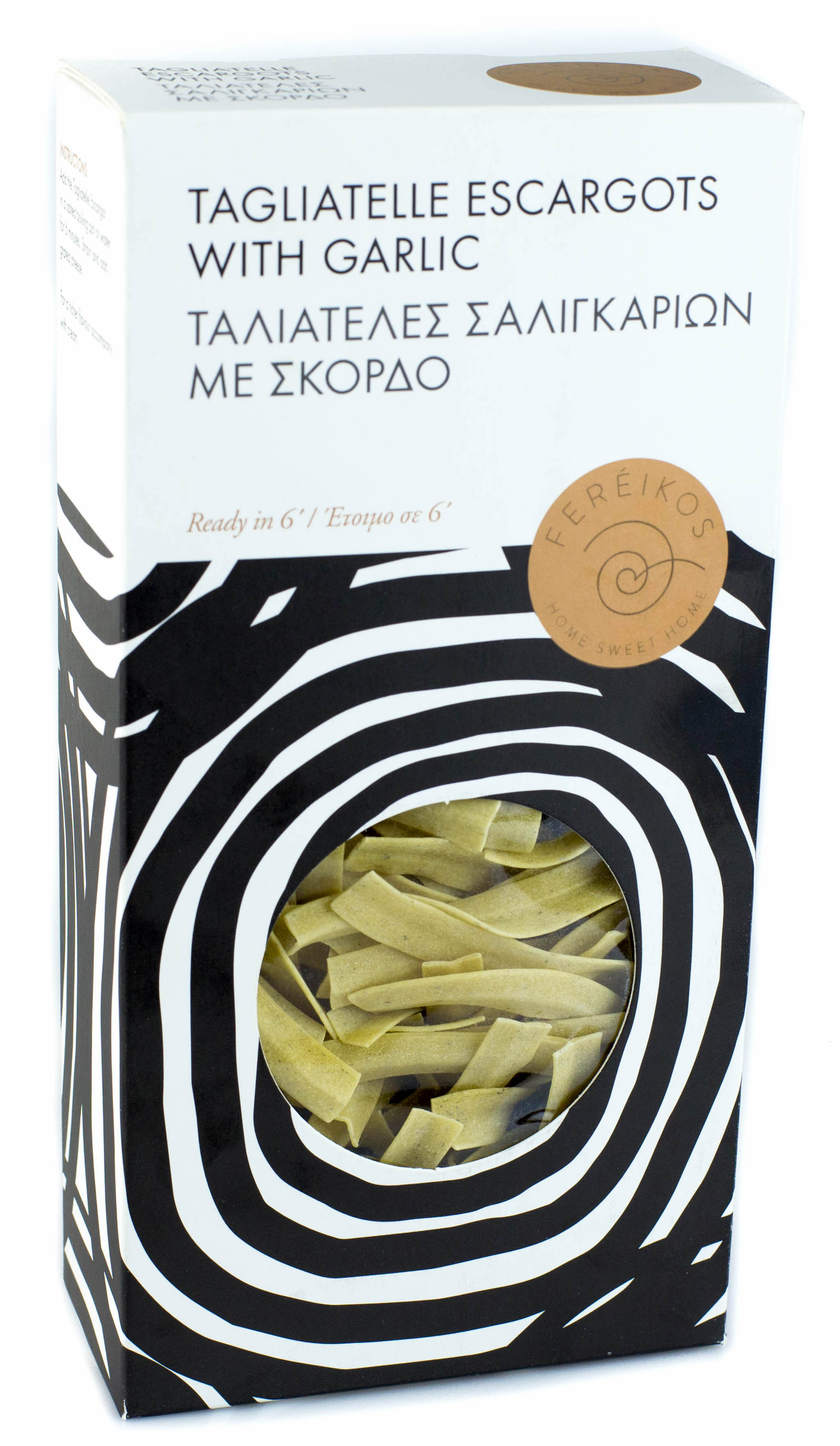 Tagliatelle se šneky a česnekem 330g FERÉIKOS